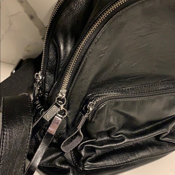 Black mini backpack - Picture 2 of 3